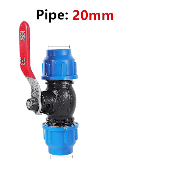 PE-putken liittimet sisähalkaisijalla 20 mm, T-liitin, kyynärpää, 4-suuntainen pikaliitin, kasvihuone, maatalous, kastelu, vesiputken liittimet - AU Metal handle