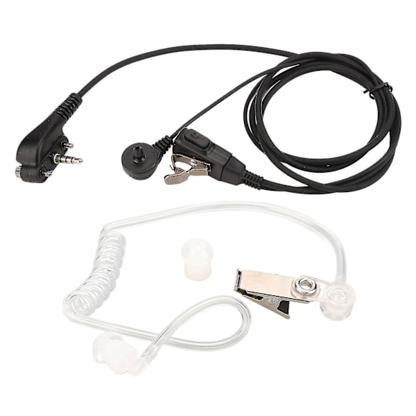 Akustisk slang headset för Motorola Walkie Talkie bärbar transparent strålningsreducering