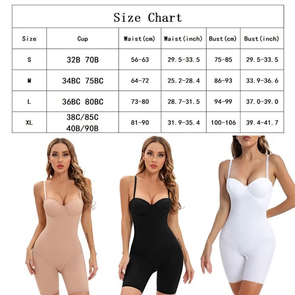 Body Shapewear Slimming Underwear NUDE XL nude nude XL