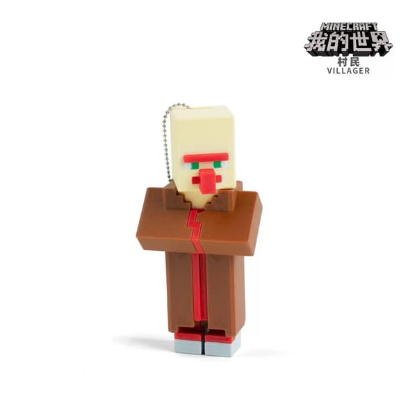 3D-printet Minecraft Creeper-figur med bevegelige ledd, samleobjekt actionfigurleketøy for spillfans Witch