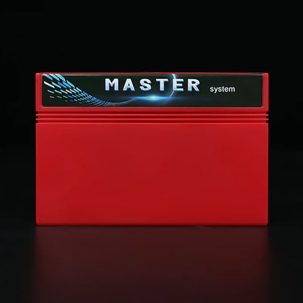 DIY Super 600 i 1 Master System-spelkassett för SEGA Master System-spelkonsolkort BlackShell Label 1