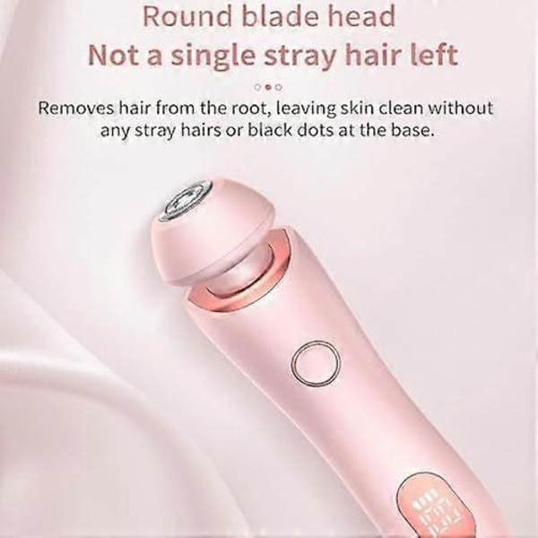 Silk Guide Pro -partahöylä, vedenkestävä sähköpartahöylä naisille, 2-in-1 Silk Glide Pro -partahöylä sileään parranajoon - WELLNGS Blue