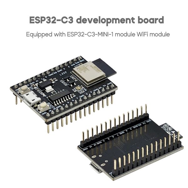 ESP32-C3 Utvecklingskort Kärna Utrustad med ESP32-C3-MINI-1 Modul WiFi Bluetooth Kompatibel 5.0 Modul