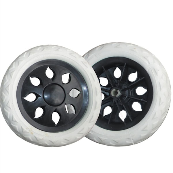 2-pak udskiftning skumhjul til indkøbsvogne (sort, Hot Wheels)