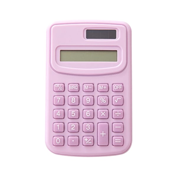 Liten solkalkylator Bärbar miniräknare 8-siffrig LCD Electro A1