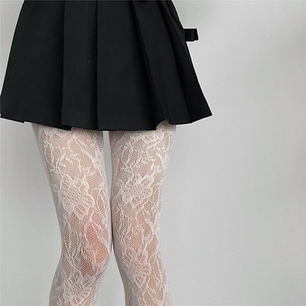 Mesh Dame Strømper Sort Black