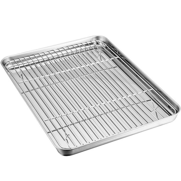 BBQ tray for household ovens Double layer stainless steel baking form