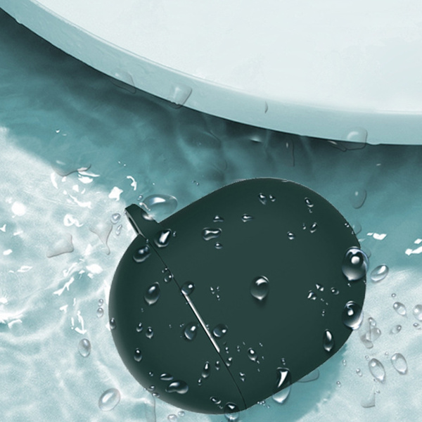 Silikonfodral för hörlurar Skyddande låda för Pixel Buds Pro Hörlurar Tvättbart fodral Silikonfodral Väskor Tillbehör Dark green 0.03