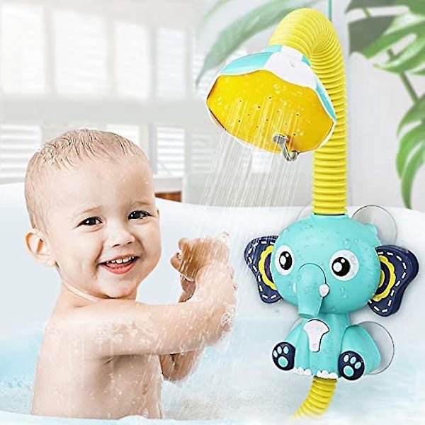 Elefant Baby Badebruser Hoved Vandpumpe og Nippel Irrigator
