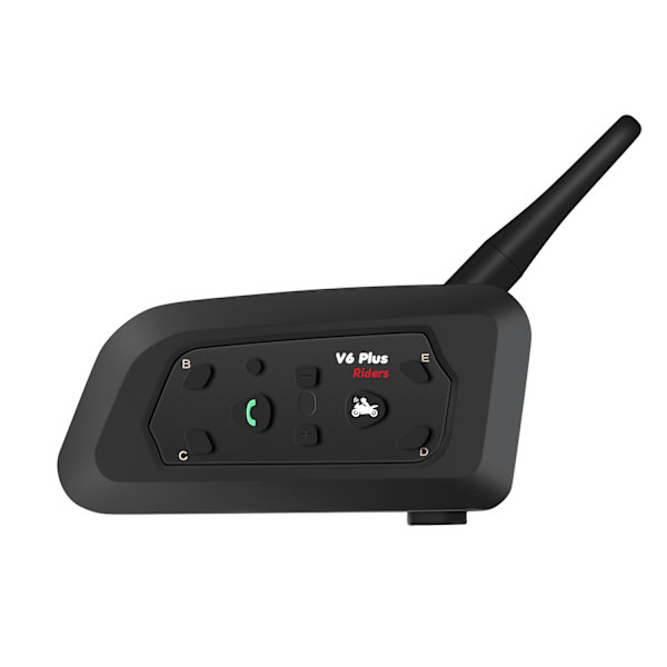 V6 Plus Hjälm Bluetooth Intercom | 1500m Full Duplex Motorcykel & Skid Intercom two