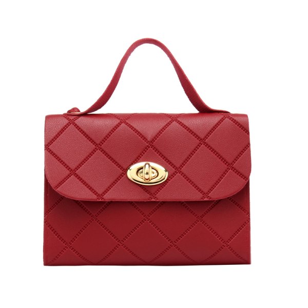 Messenger Bag för kvinnor Axelväska Mode Crossbody Väskor Red