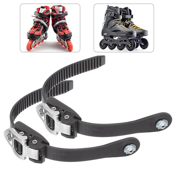 2 st. Skridskotillbehör Snowboardbindningsremmar Skateskor Spänne Rem Is Skridskor Remmar Inline Roller Rem Skruv