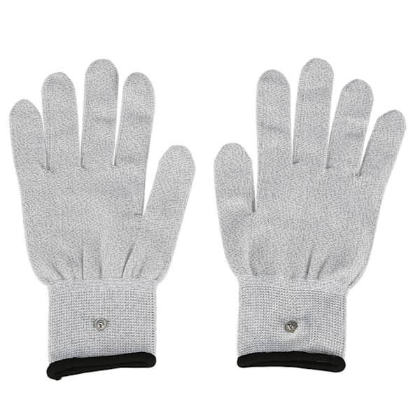 1 Par Tens Maskine Konduktive Elektroder Massagehandsker Elektroterapi Ledninger (L)[qb] 0.4