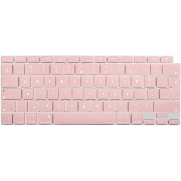 Rose Quartz tangentbordsskydd kompatibelt med MacBook Air 13 tum