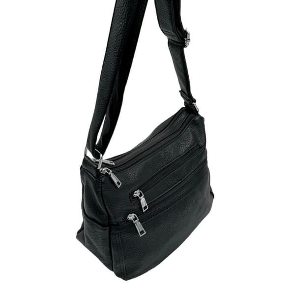 Skulderveske, mange rom [BT} Black