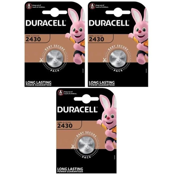 Duracell CR2430 [321] Litiumknapcelle batteri 3 stk
