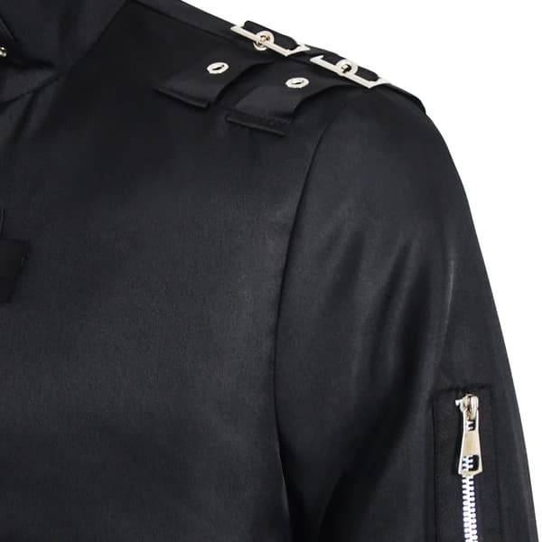 Mænd Sort Slim Fit Bad Era Tour Jakke Kostume Efterligning Outfit til Stjerneperformer jacket S
