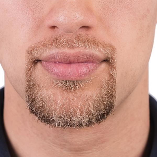 Goatee skäggformare rakningsmall formning och kantverktyg för goatee trimning lineup grooming verktyg Red