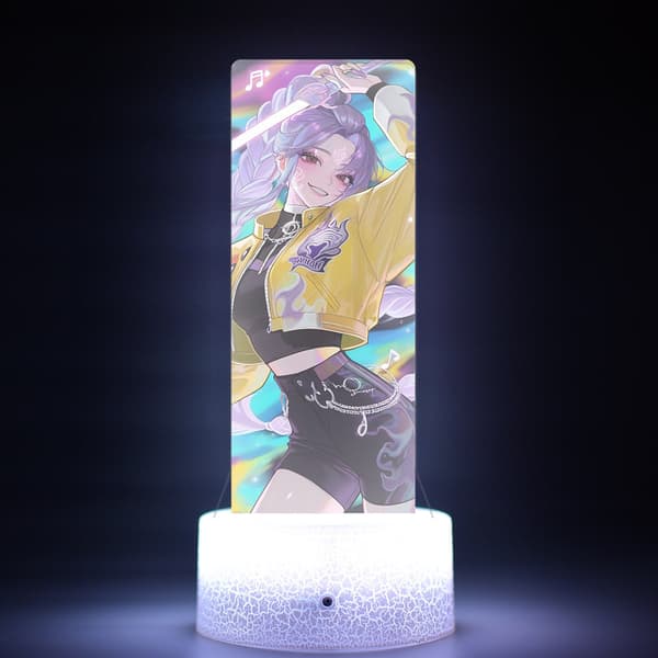 Hot Selling K-POP Demon Hunter Natlampe | Revnet Touch 16-Farve Lampefod, Perfekt til Soveværelsesindretning//Derpy Series E Derpy Series E