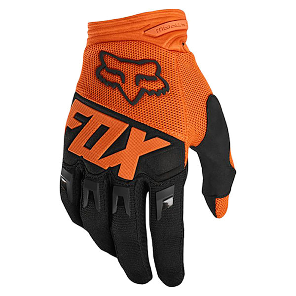 Älykkäät hanskat Motocross MX BMX Dirt Bike Moottoripyörä Hanskat Oranssit mustat Orange black L