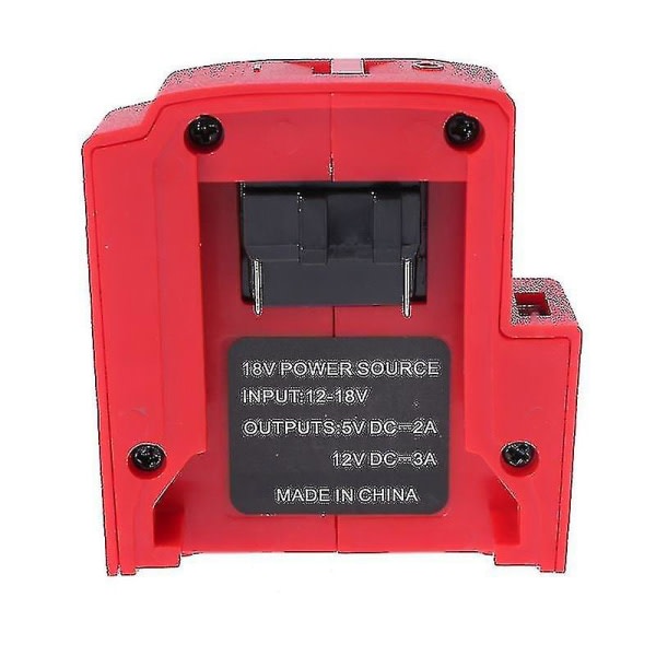 Dc 12v USB portar Batteriladdare Adapter Power för Milwaukee 49-24-2371 M18 Batteri
