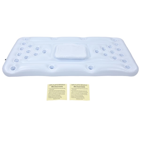 Uppblåsbar Pong Pool Lounge PVC rolig flytande beer pong bord för sommarpoolpartyn