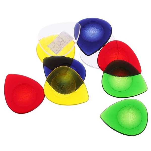 10 stycken/set akustisk elektrisk gitarr bas plektrum Plectrum tjocklek - 2 mm