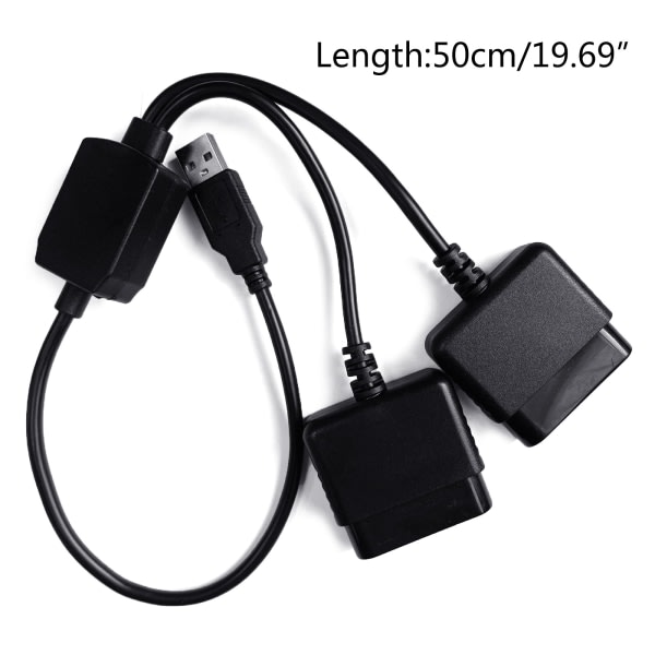 SQBB 2 i 1 Adapter Konverter utan Drivrutin för PS2 för PS3 Joypad Gamepad Till för PS3 PC USB Game Controller Adapter Ersätt