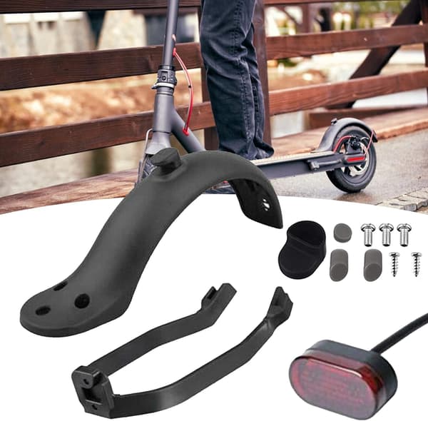 Til Xiaomi 1S/M365 elektrisk scooter bagskærmssæt sort