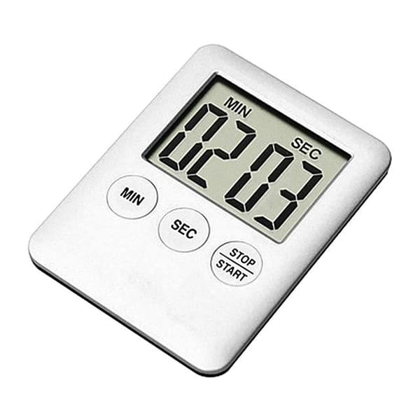 Digital Timer med Magnet - Köksklocka Vit white