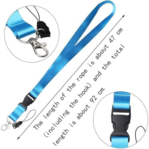 2 stk Nylon, Kontor lanyard Avtakbar Hals-ID Merke