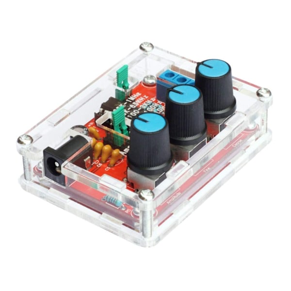 XR2206 DIY signalgenerator - tilbehørsett med deksel Funksjonsgenerator null - Finished product wit 0.09