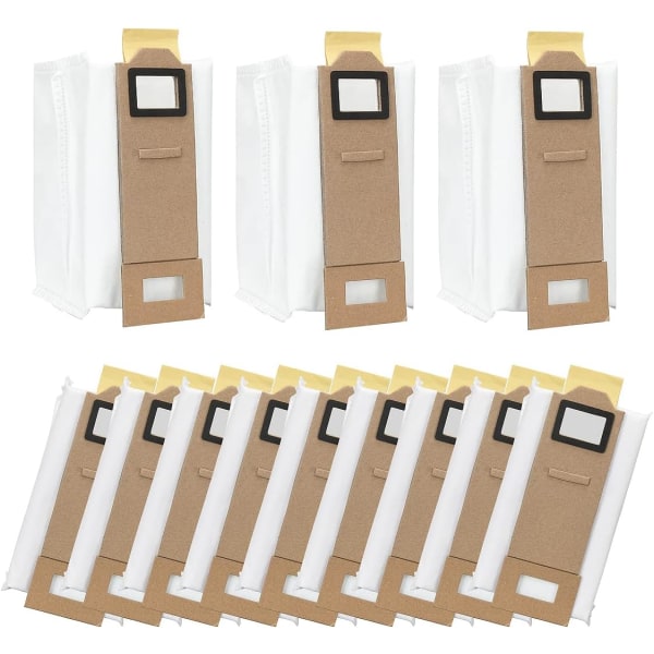 12 Dust Bags for Roborock S7 S7 Plus S7 Max T7s T7s Plus, Replace