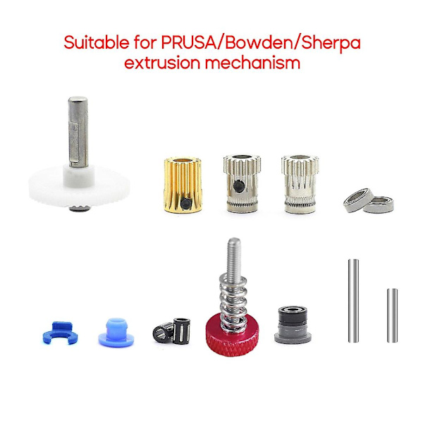 Til Voron 0.1/2.4 Kort Afstand BMG Dobbelt Gear Kit Til PRUSA/Bowden Ekstruder