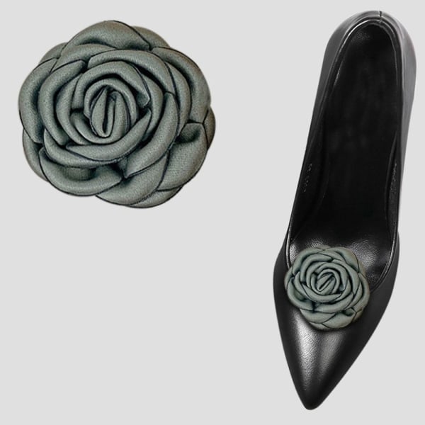 2 st skoklämma charm spänne GRÖN green