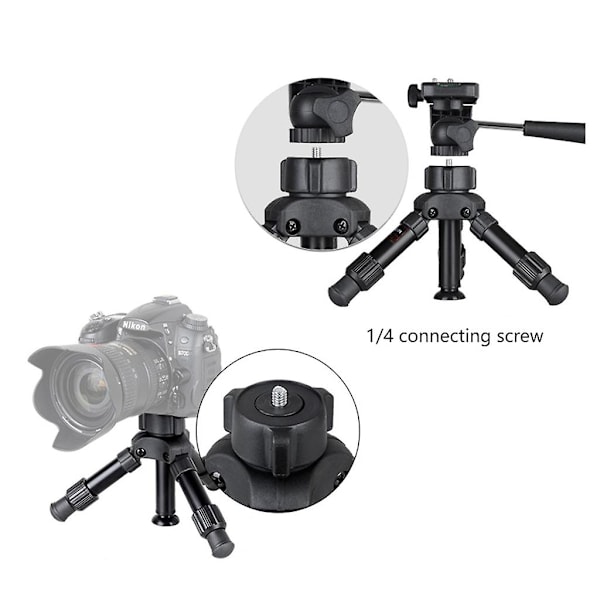 Resetripod Mini kamerastativ med 360 graders kulled