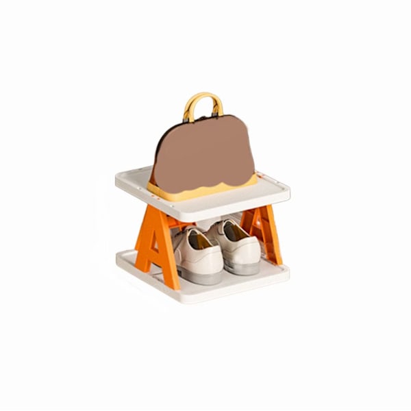 Stable sko hylde skostativ arrangør ORANGE 2 LAG 2 Orang Orange 2 Layer-2 Layer