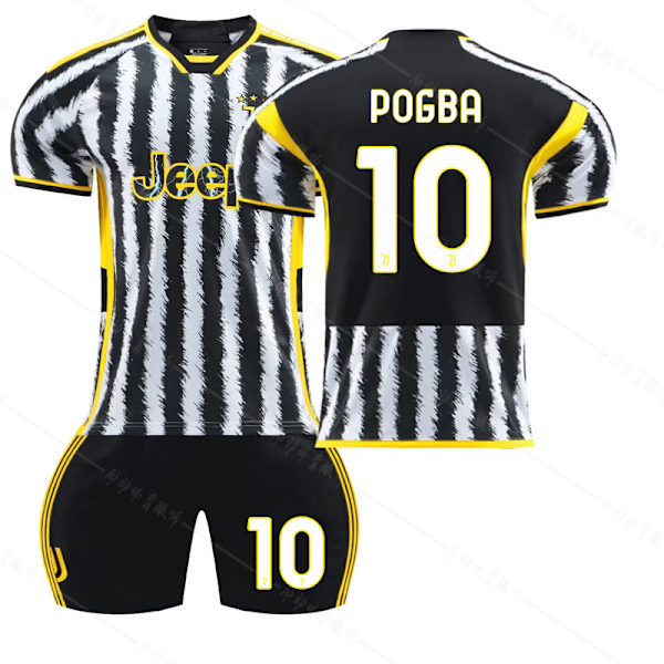 23/24 Juventus Hjemmefodboldtrøjer Sæt 10 POGBA 10 POGBA #16
