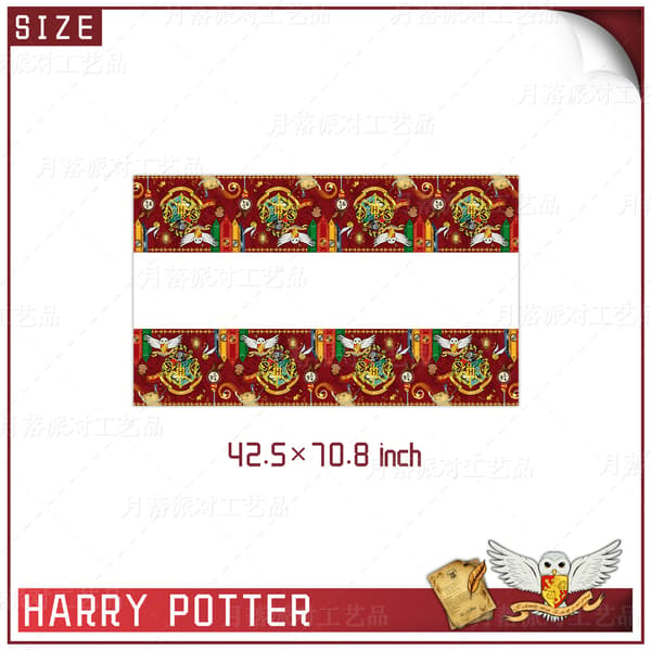Harry Potter-tema dekorasjonssett for barnebursdag for 10 gjester
