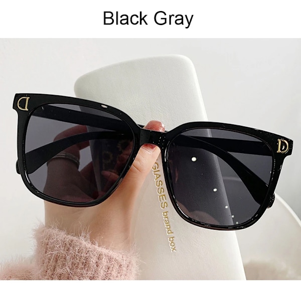 Trendikkäät Ylisuuret Aurinkolasit Naisille Muotisuunnittelija Vintage Neliönmuotoiset Aurinkolasit Naisille Suuret Kehykset Gradientti Sävyt Oculos De Sol Muut Other Brown