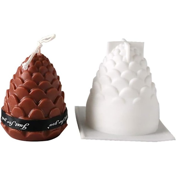 Silikonformar för DIY-ljustillverkning 3D Silikonform Sojavax