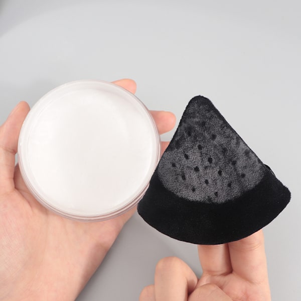 Puderpuff 6-pack Svart