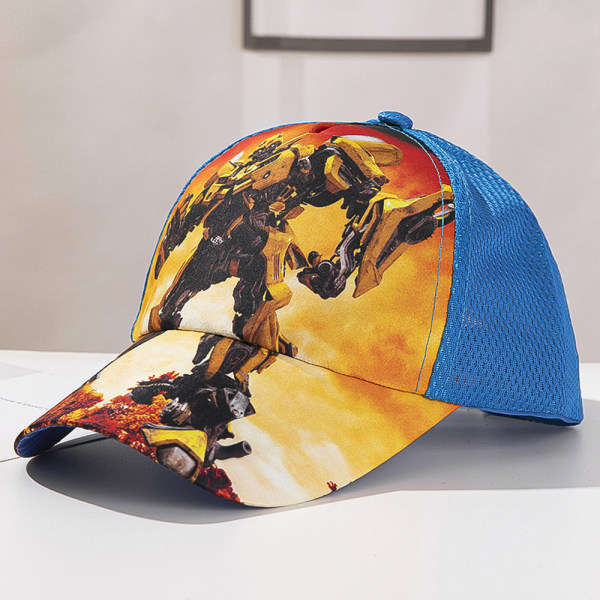 Mesh baseball kasket Snapback Trucker Hat Børn Pige Dreng Gave Transformers