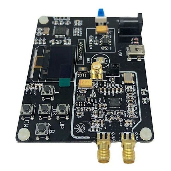 F19e 35m-4.4g rf signalgenerator adf4351 svepfrekvens oled-display utvecklingsmodulbräda med usb-kabel