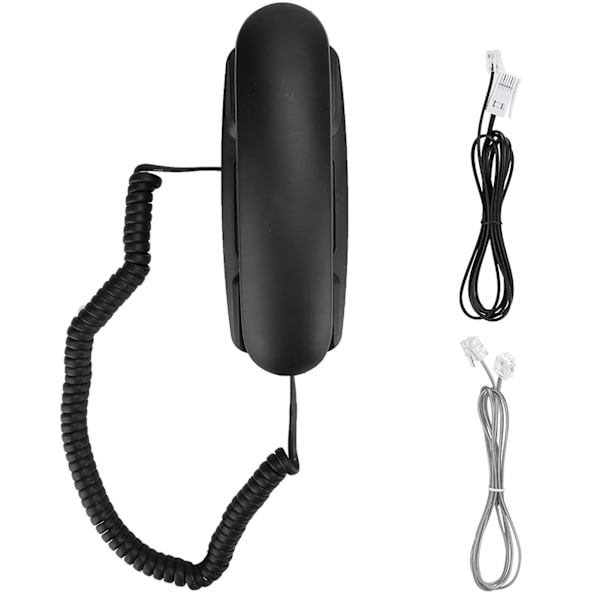 KX TS970 Sladdtelefon med väggmontering på engelska (slumpmässig färg på telefonsladden)