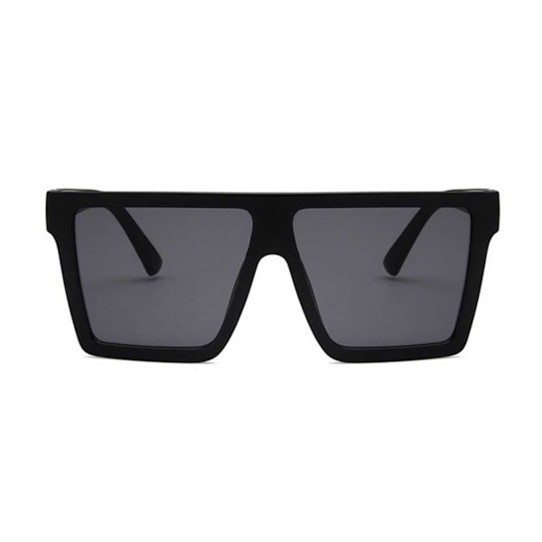 Trendy firkantede sorte solbriller sorte black