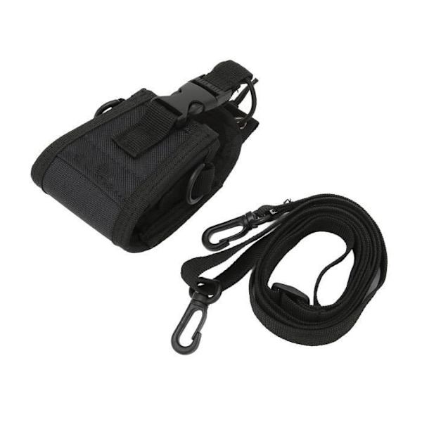 HURRISE 2-vejs radioholder etui MSC 20A 2-vejs radioholder etui Walkie Talkie opbevarings etui etui med videomodtager MSC20A