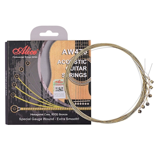 Akustiske guitarstrenge Hexagon Core & 80/20 bronze