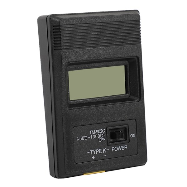 Tm-902c (-50c till 750c) Temperaturmätare Tm902c Digital K Typ Termometer Sensor + Termoelement Prob Detektor Nål (FMY) black