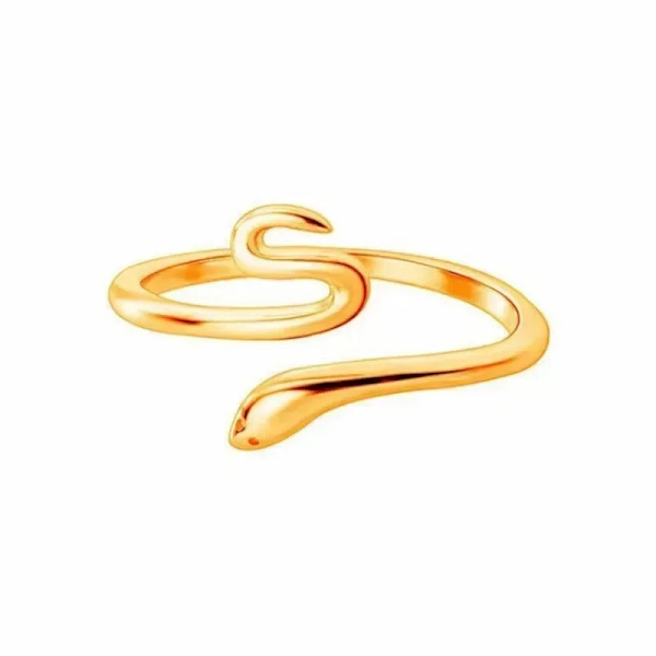 Justerbar virkad spänningsring söt kattring nybörjare stickning virkning snake-28